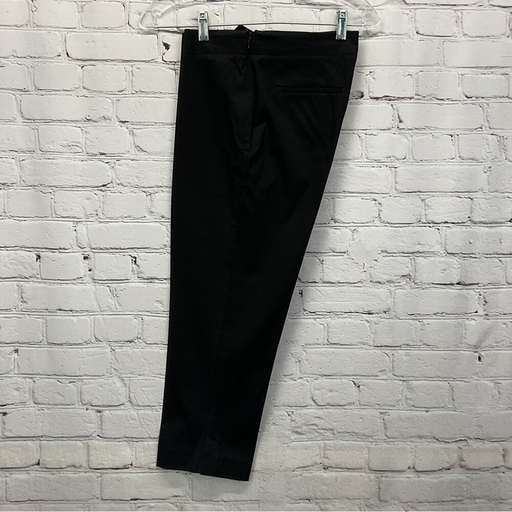 Talbots Capris Women's Size 4P Black Heritage Business Casual Stretch Travel Zip